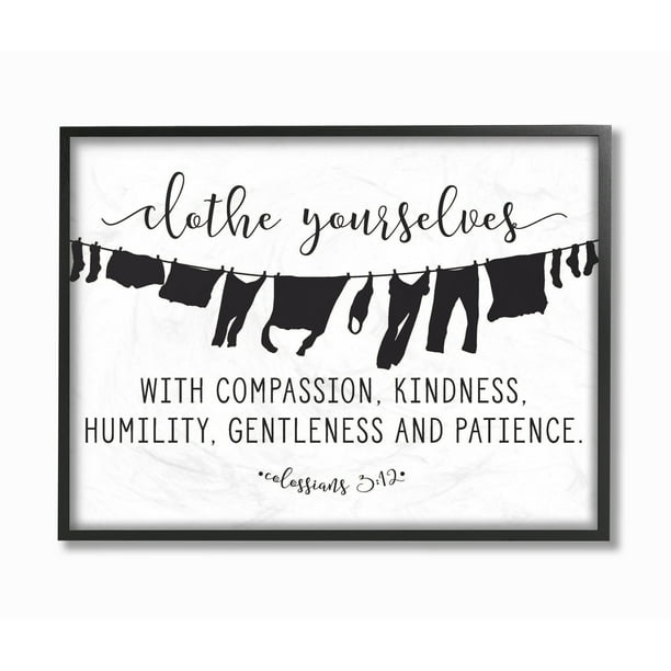 10 x 15 The Stupell Home Decor Collection Clothe Yourselves with Compassion Clothesline Wall Plaque Art Multicolor 10 x 15 The Stupell Home Decor Collection Clothe Yourselves with Compassion Clothesline Wall Plaque Art Multicolor